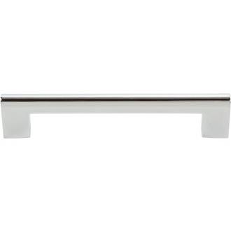 Atlas Homewares A879-CH Round Rail Pull in Polished Chrome